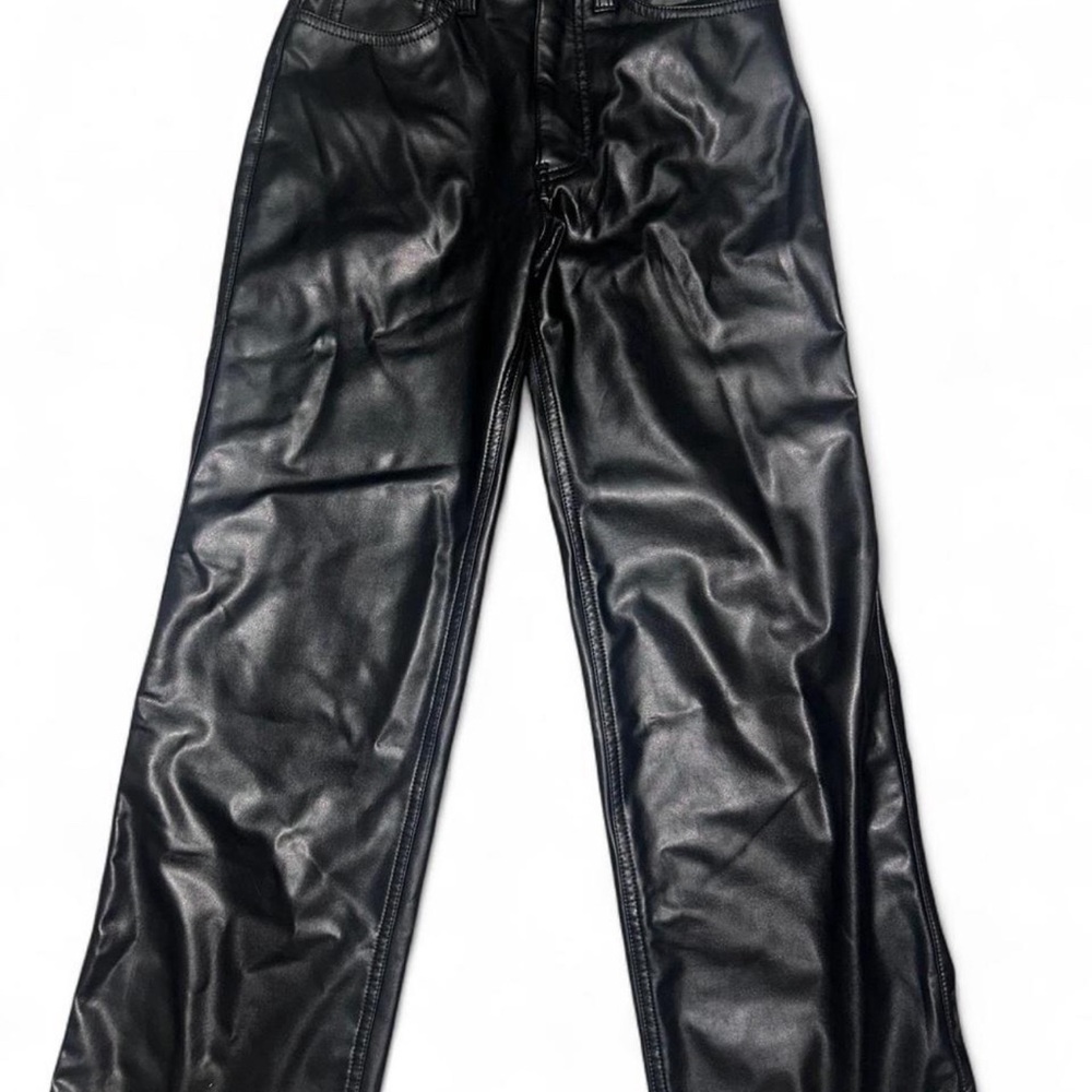 Black Leather Pants